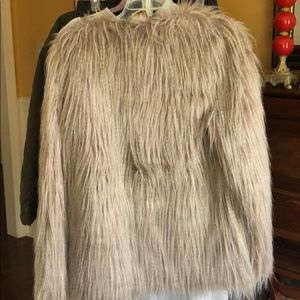 Faux fur jacket